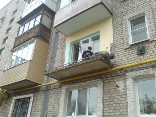 Каркасы балконов skeletons of balconies